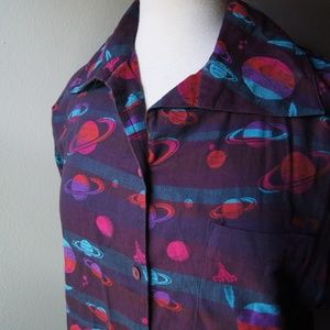 Annie Pinkerton Planets Cotton Top Large